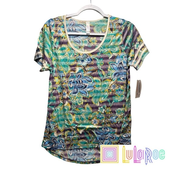 LulaRoe Classic T, Short Sleeve, Scoop Neck Flowy, High-Low Hem S (or M 6-8) NWT - Picture 1 of 13